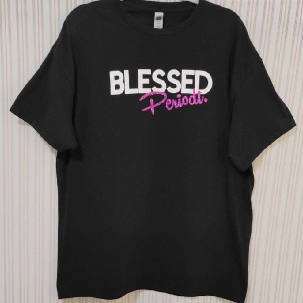 Gildan Black Heavy Cotton T-Shirt  XL